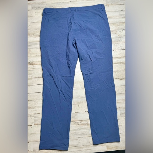 CRZ Yoga Pants Mens 40x31 Blue Athleisure Golf Polyester Stretch Gym Joggers - Picture 8 of 10